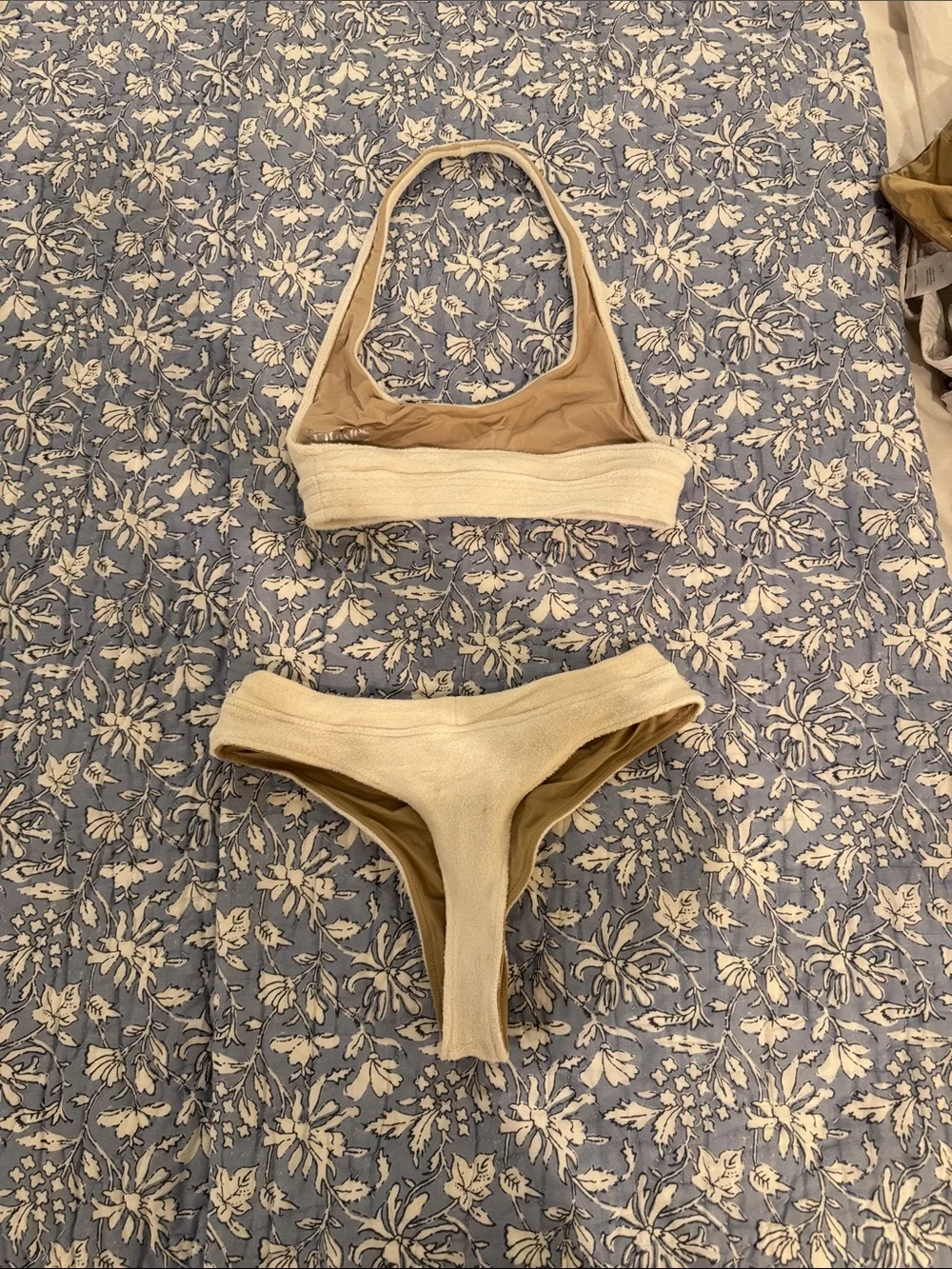 Frankie’s Bikini Terrycloth Two-Piece Bikini Set